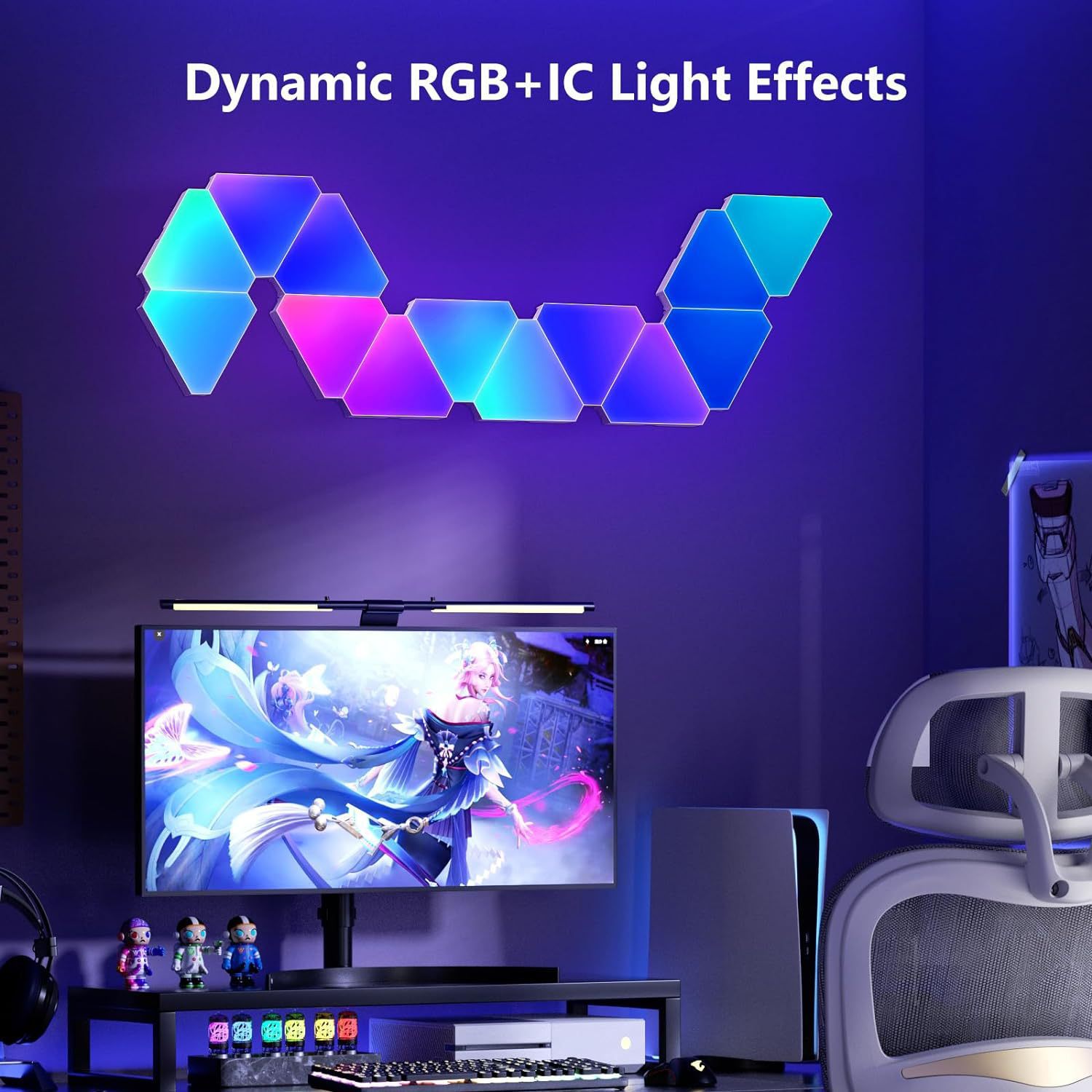Tuya WiFi RGB Triangle Quantum - Board Game Room recension och pris