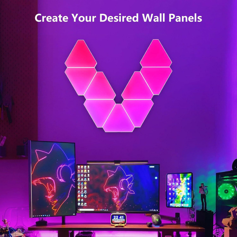 Tuya WiFi RGB Triangle Quantum - Board Game Room recension och pris