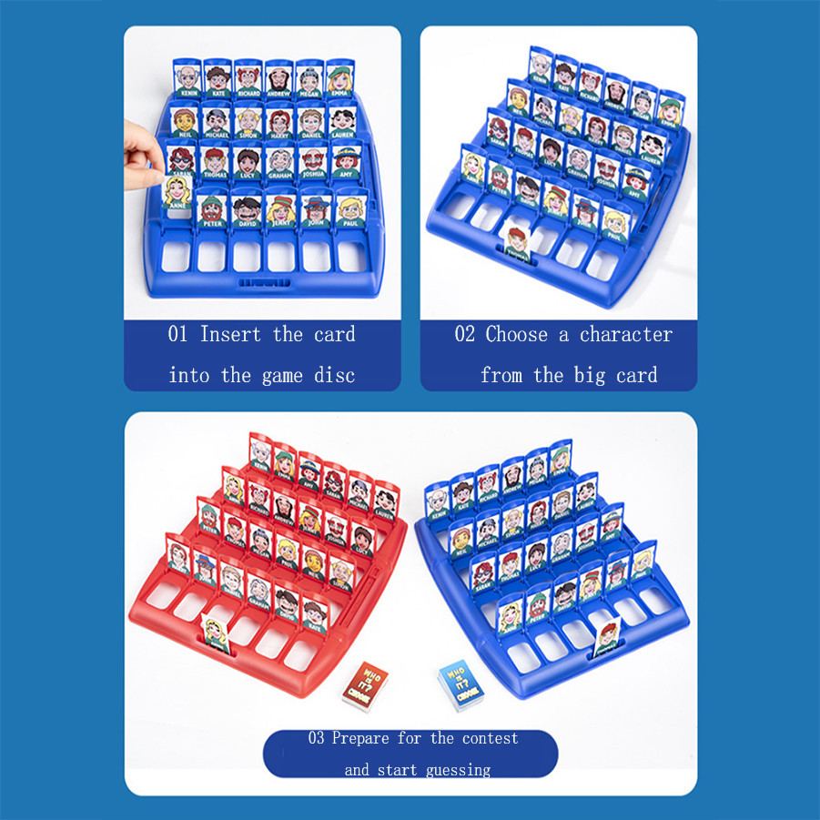 Guess who I am Board Game Pare - Board Game Guess Who recension och pris