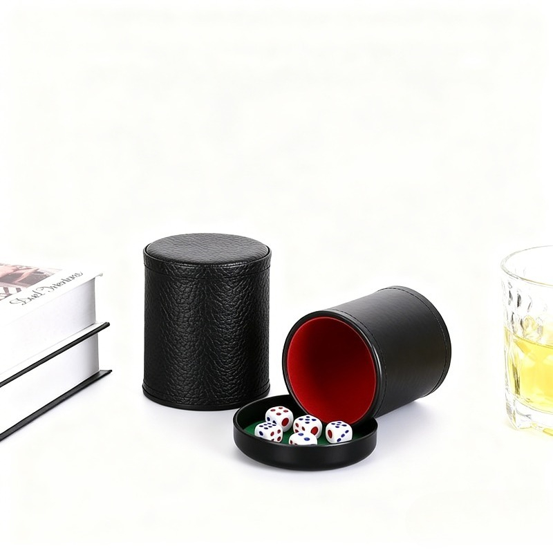 Orange Green Red Leather Dice  - Board Game Yahtzee recension och pris