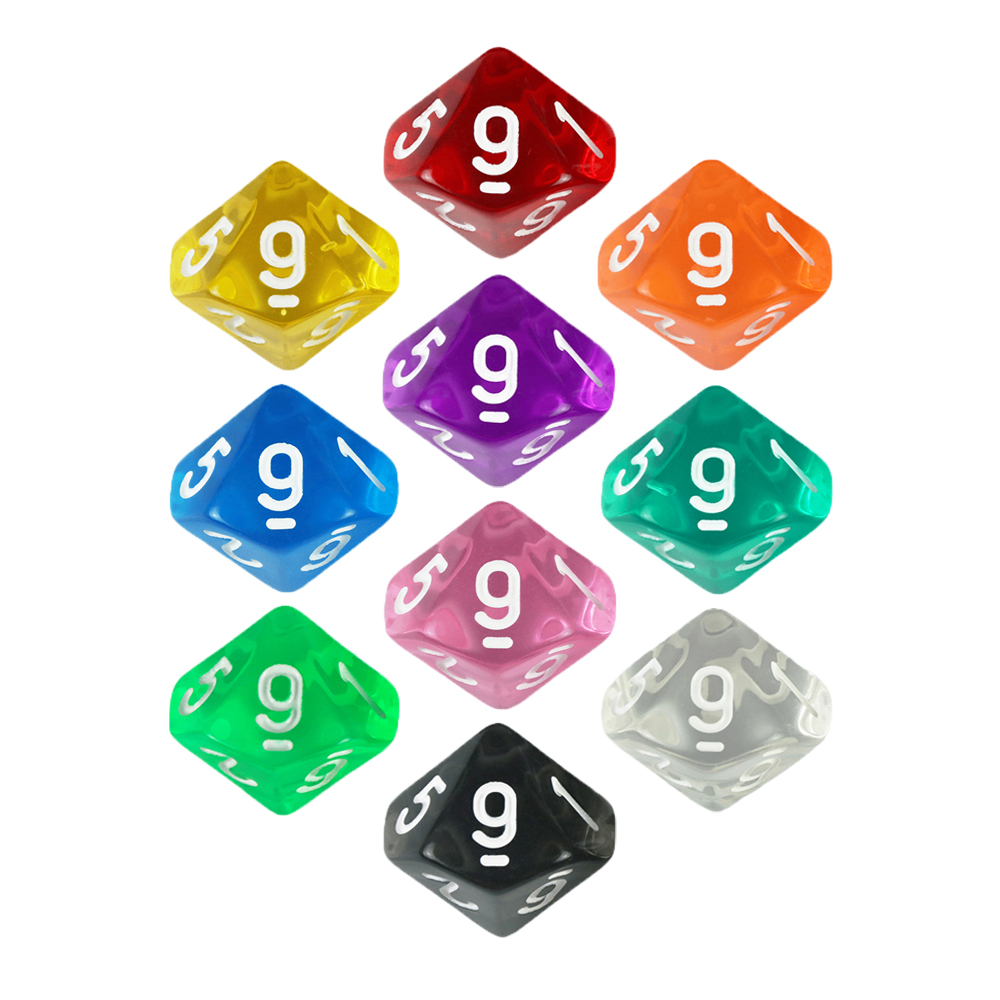 Board Game D10 Dice 10pcs Digi - Board Game Digital recension och pris