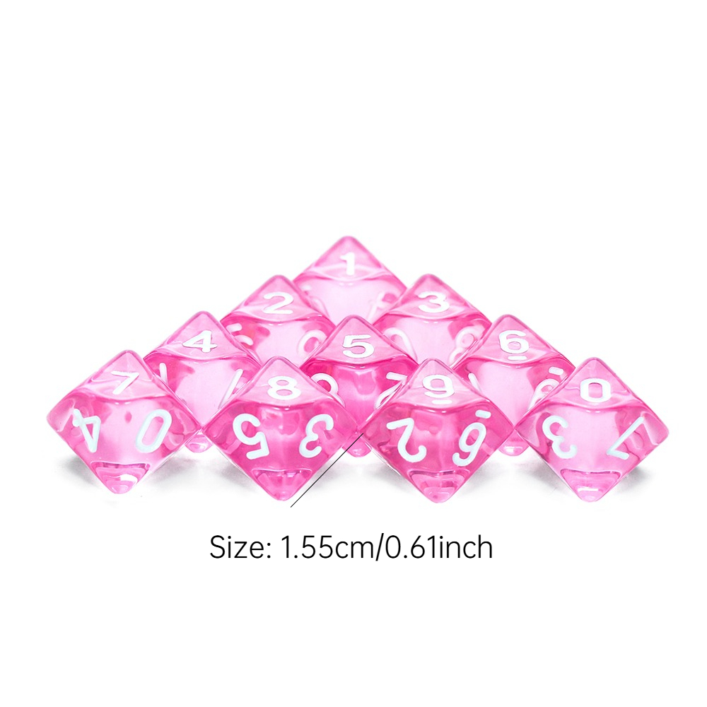 Board Game D10 Dice 10pcs Digi - Board Game Digital recension och pris