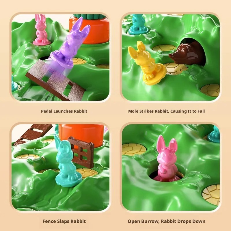 Hot Sale Fun Toy Rabbit Trap U - Board Game Heat recension och pris