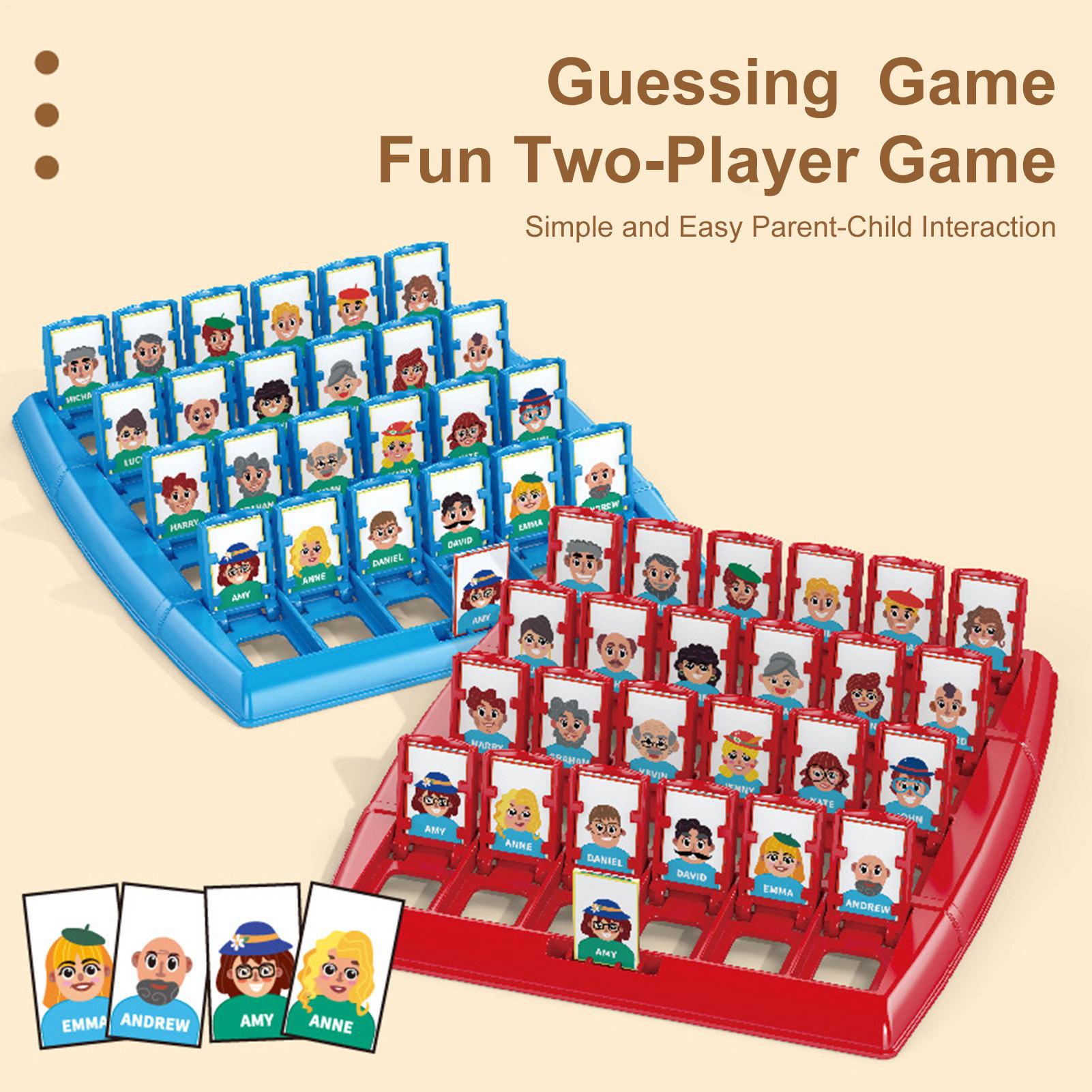 Two-Player Educational Toy Int - Board Game Guess Who recension och pris