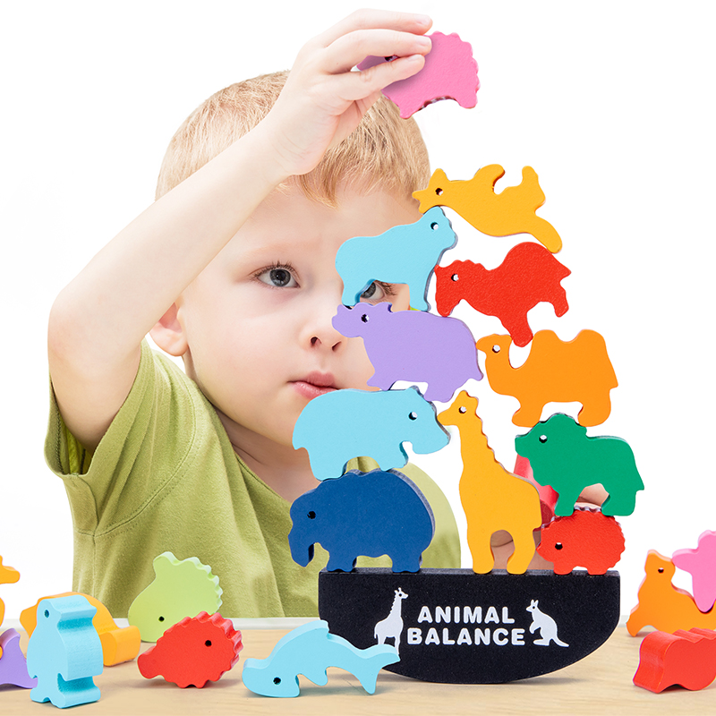 Montessori Children Wooden Ani - Board Game For 6 Years Old recension och pris