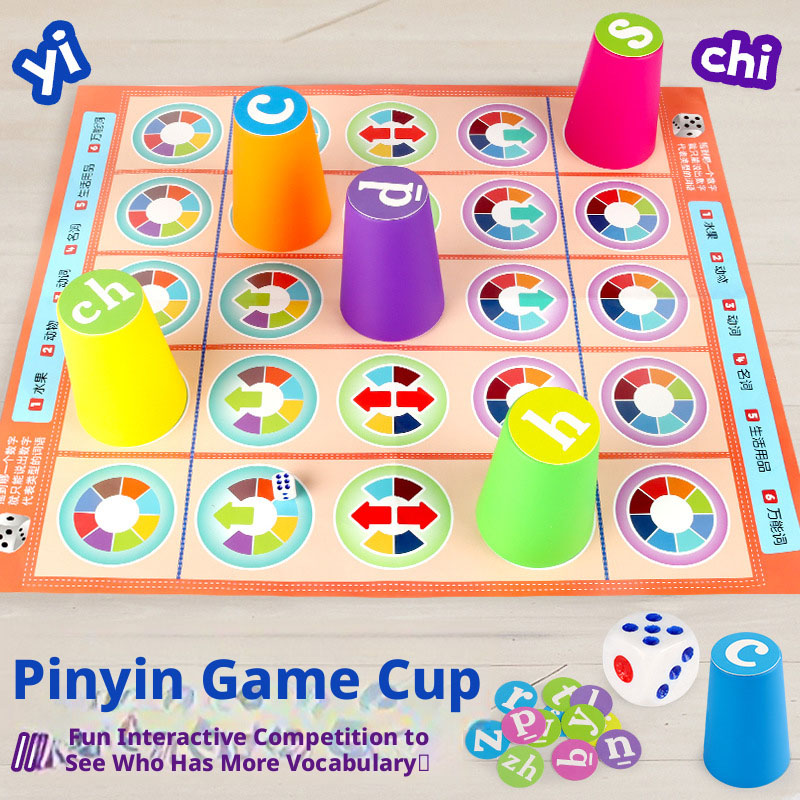 Hot Kids Chinese Pinyin Matchi - Board Game For 6 Years Old recension och pris