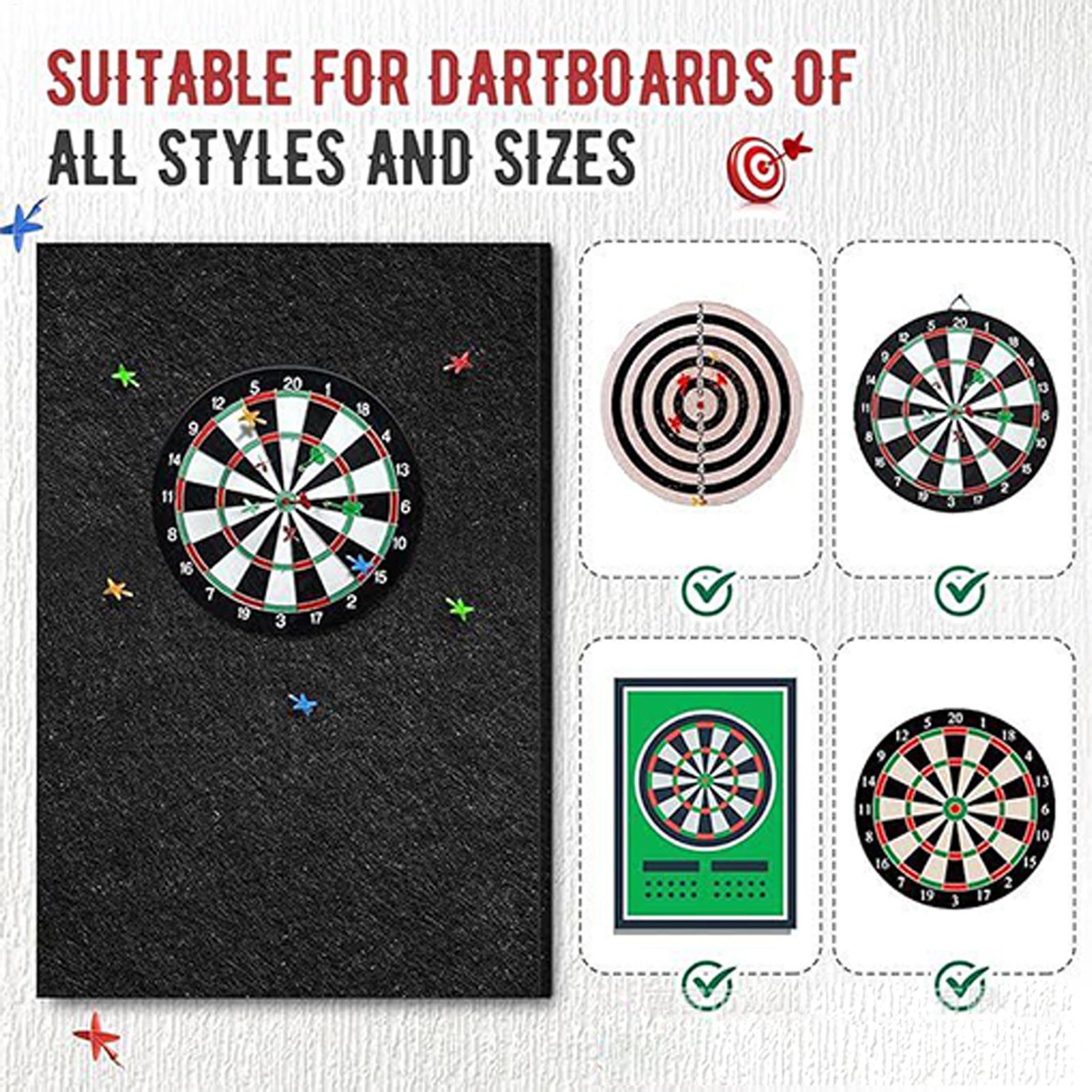 Dart Board Wall Protector Felt - Board Game Room recension och pris
