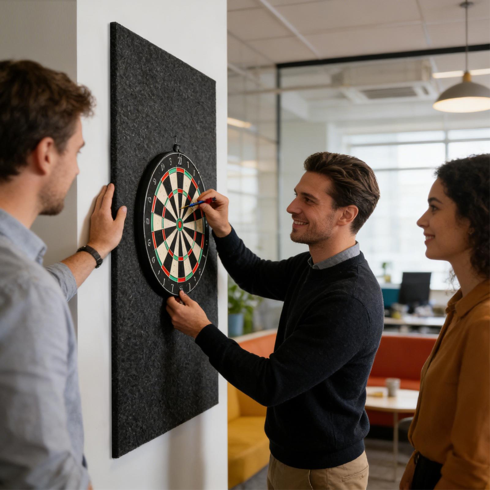 Dart Board Wall Protector Felt - Board Game Room recension och pris
