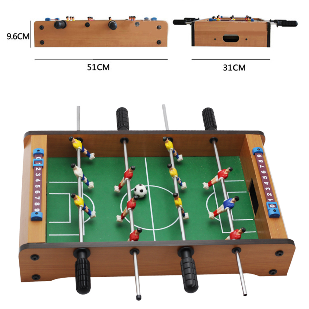 Wooden Table Top Football Game - Board Game Yahtzee recension och pris