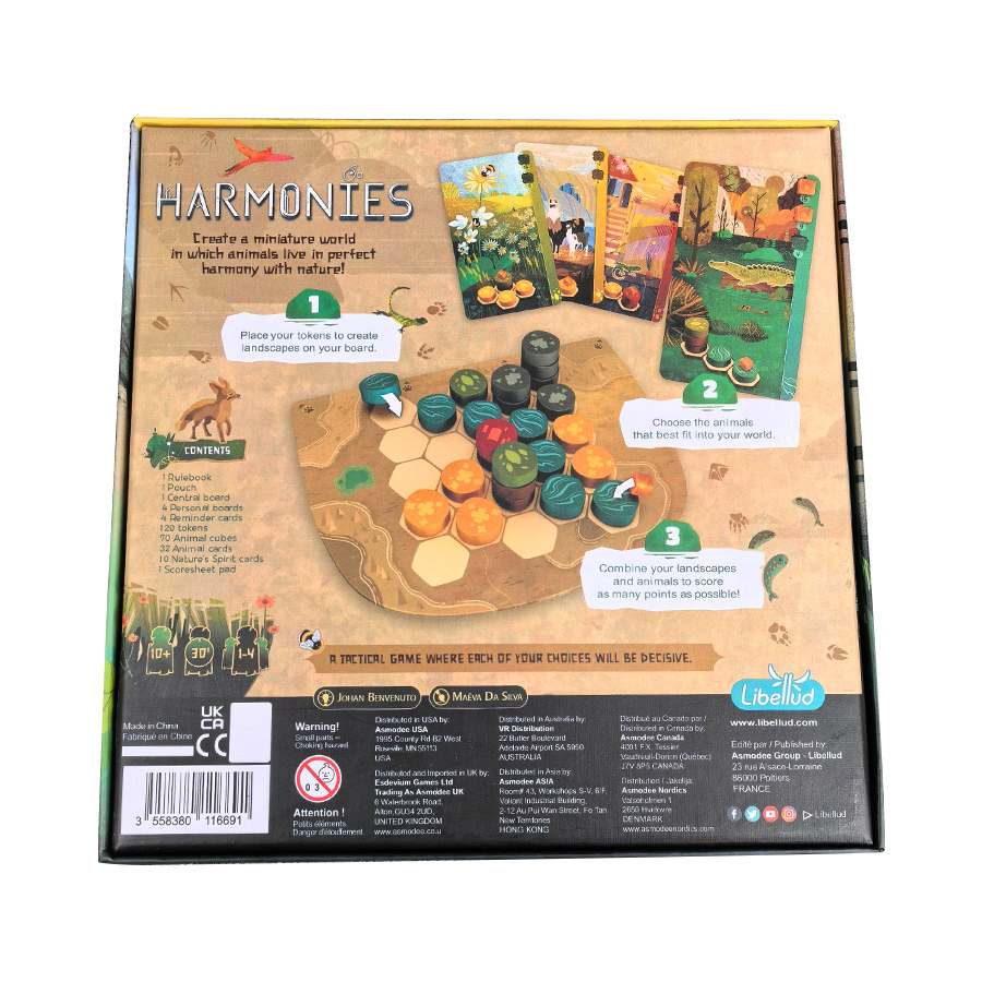 Harmonies - Board Games - Crea - Board Game Room recension och pris