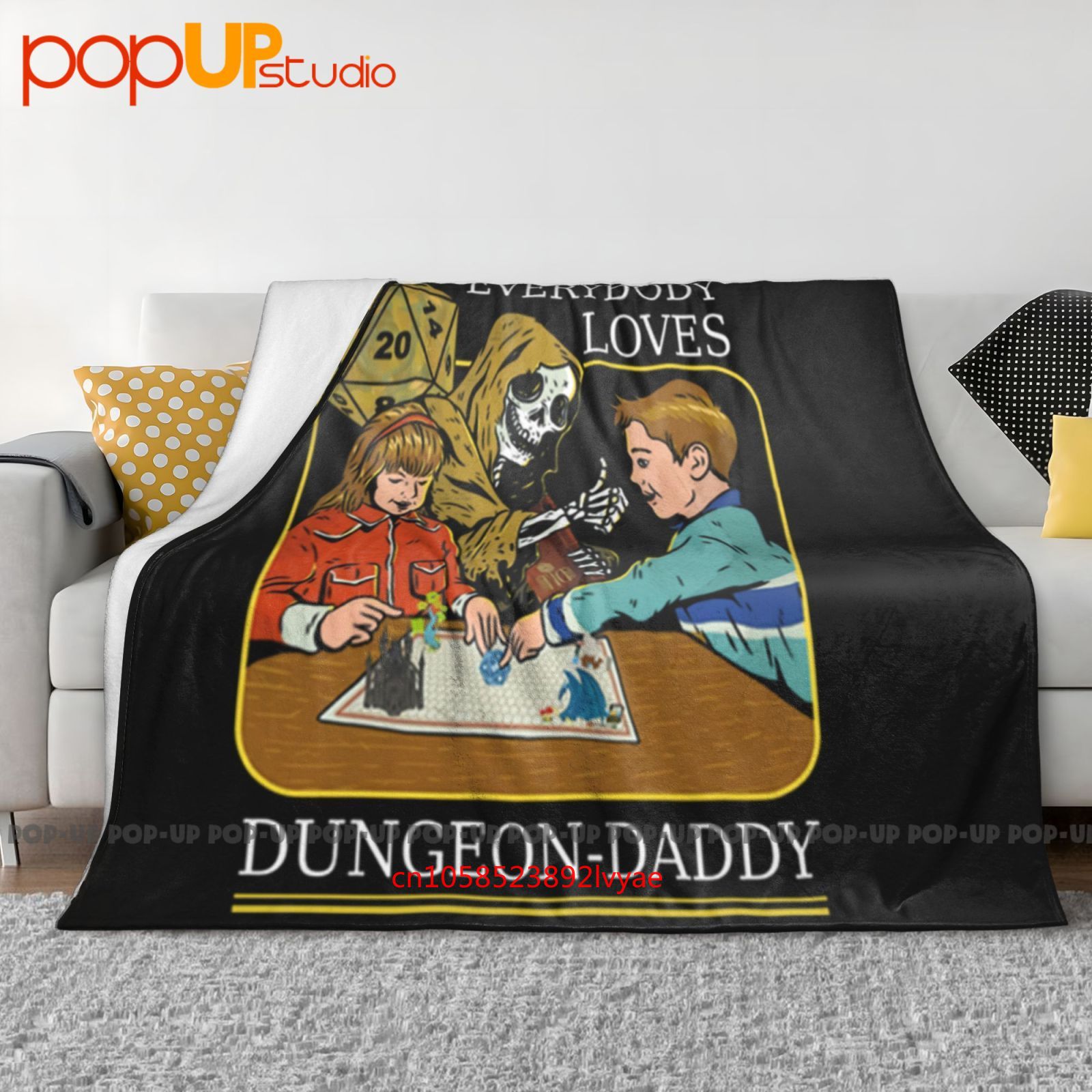Rpg D20 Dice Dungeon Daddy Fan - Board Game Quilt recension och pris