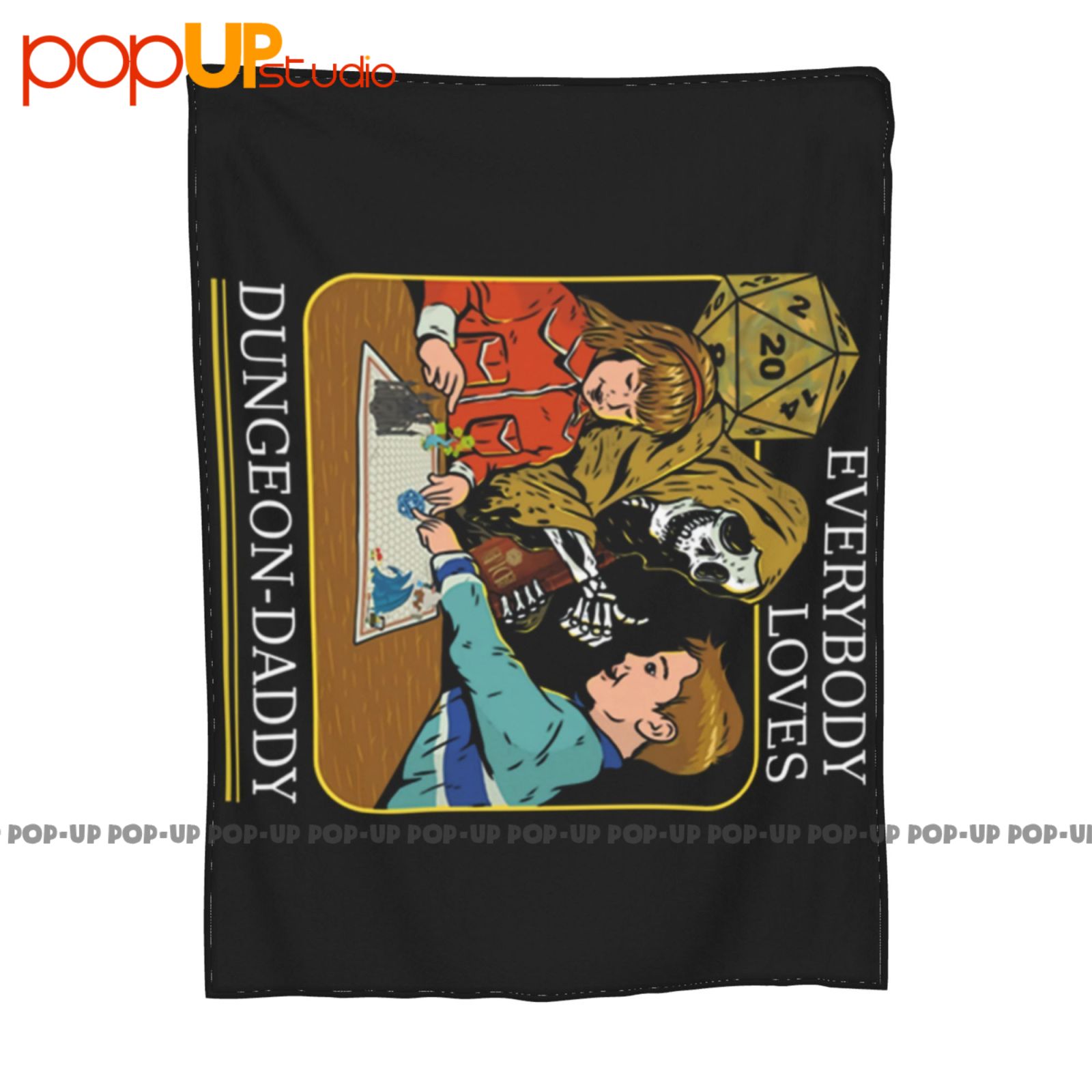 Rpg D20 Dice Dungeon Daddy Fan - Board Game Quilt recension och pris