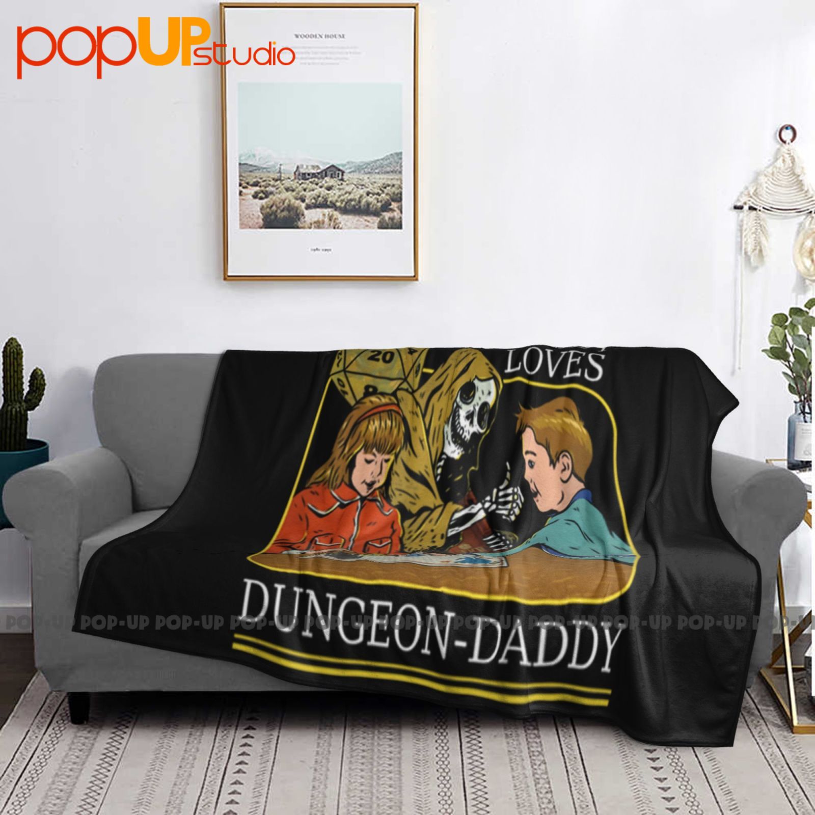 Rpg D20 Dice Dungeon Daddy Fan - Board Game Quilt recension och pris
