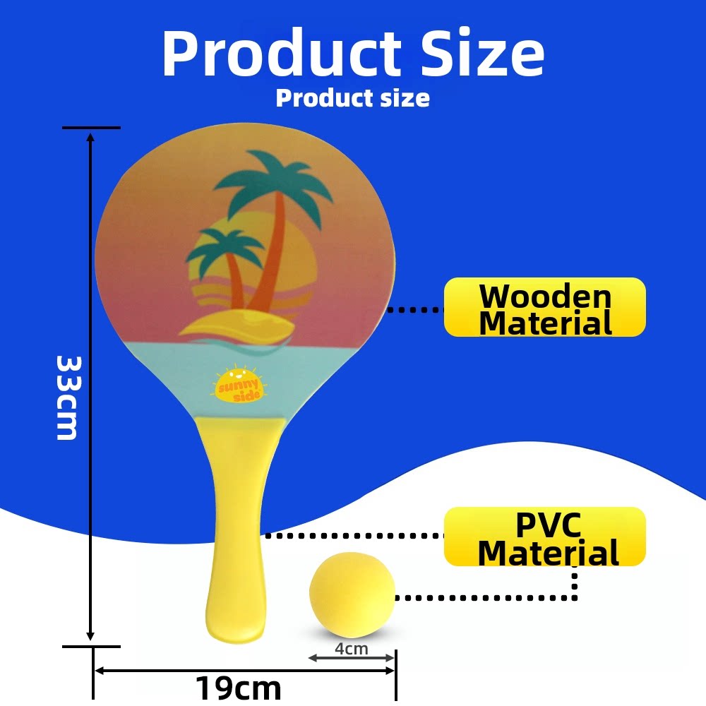 Summer Beach Paddle Set Wooden - Board Game Hitler recension och pris