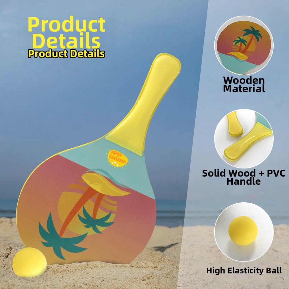 Summer Beach Paddle Set Wooden - Board Game Hitler recension och pris