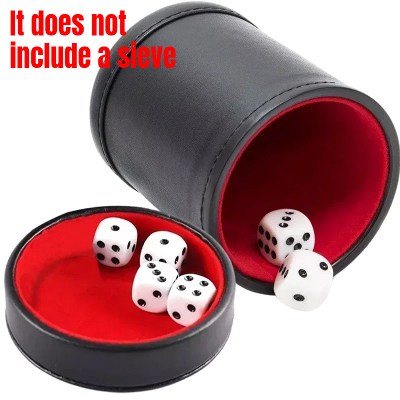 Dice Cup Set with Lid - Green/ - Board Game Yahtzee recension och pris