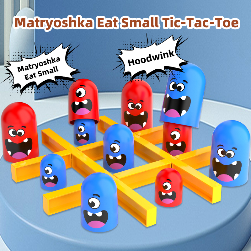 Tic-Tac-Toe Eat-and-Be-Sized S - Board Game For 6 Years Old recension och pris