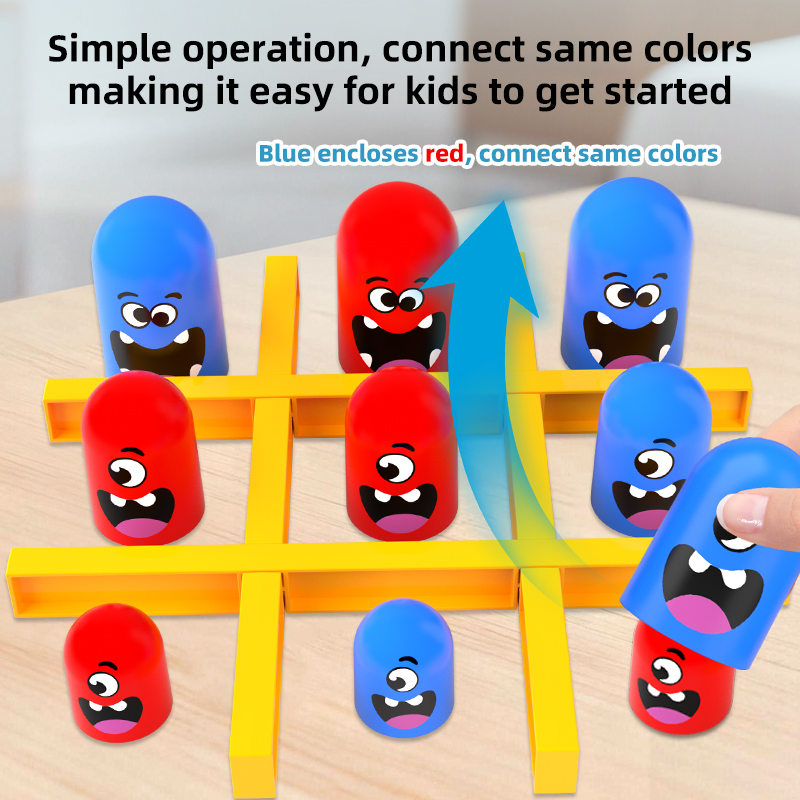 Tic-Tac-Toe Eat-and-Be-Sized S - Board Game For 6 Years Old recension och pris
