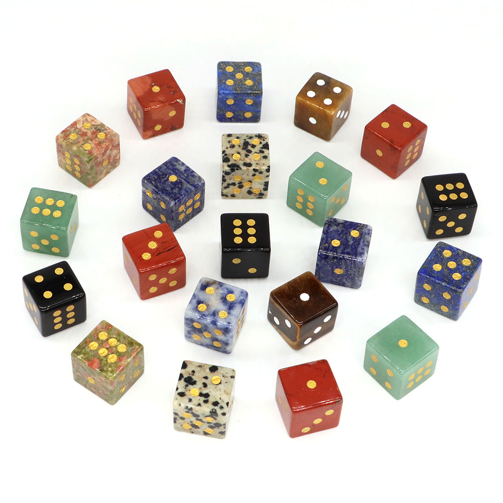 15mm Natural Stone Six Sided D - Board Game Digital recension och pris