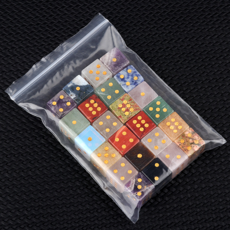 15mm Natural Stone Six Sided D - Board Game Digital recension och pris