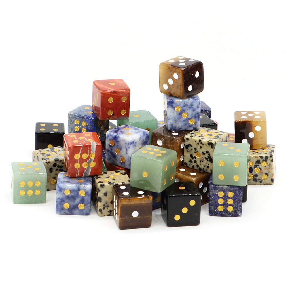 15mm Natural Stone Six Sided D - Board Game Digital recension och pris