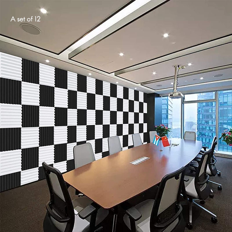 AT02-12 Pcs Acoustic Foam Boar - Board Game Room recension och pris
